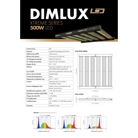 LED 500W Xtreme Series Dimlux