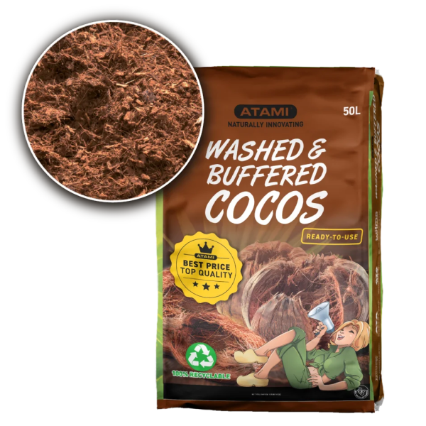 Atami Washed & Buffered Cocos Substrate 50L