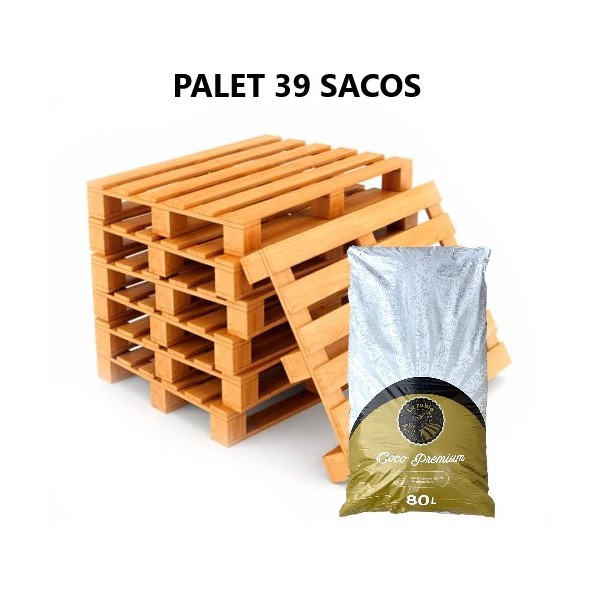 Palet Coco Premium 80L (39 sacos) La Rubia